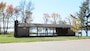 A picnic shelter at the Cherry Glen Picnic Area at Saylorville Lake.