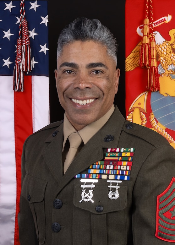 Sergeant Major Jairo A. Fredonis enlisted in the Marine Corps in June 1998 and attended recruit training at Marine Corps Recruit Depot, Parris Island, South Carolina. He graduated Company Honor-man and was meritoriously promoted to Private First Class. Upon completing boot camp, he reported to the School of Infantry, Camp Geiger, North Carolina, and received the MOS of 0311 and 0341, mortarman. He reported to 1st Light Armored Reconnaissance Battalion (LAR), Camp Pendleton, California.