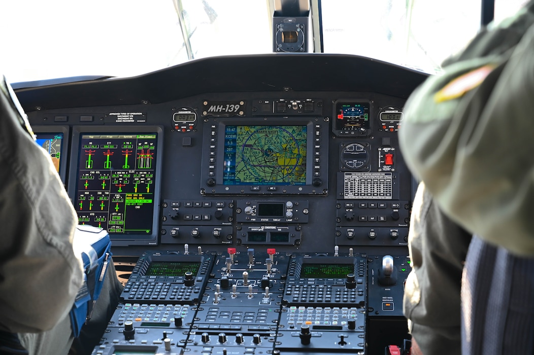People fly in an aircraft