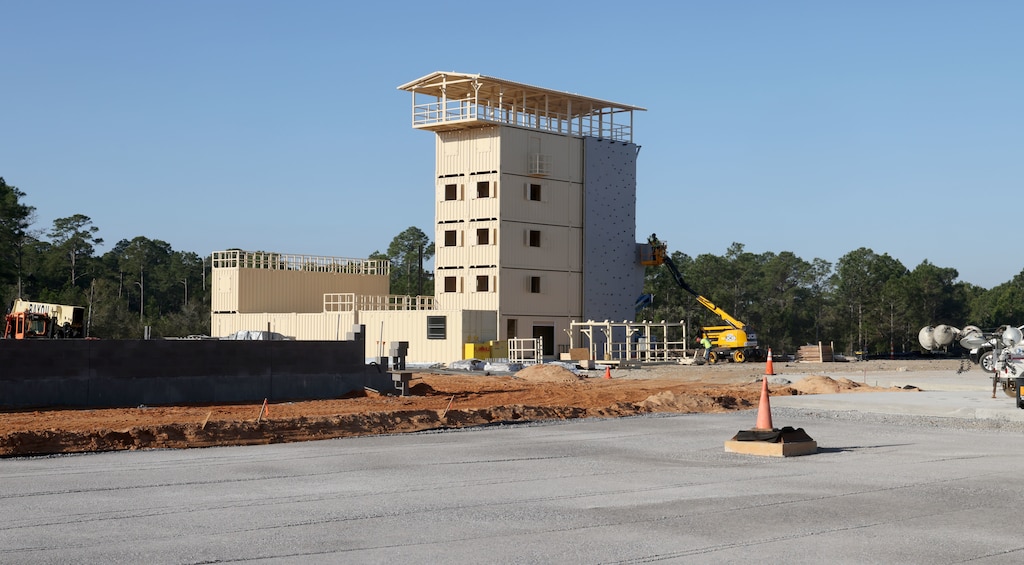 Picture of a newly constructed building.