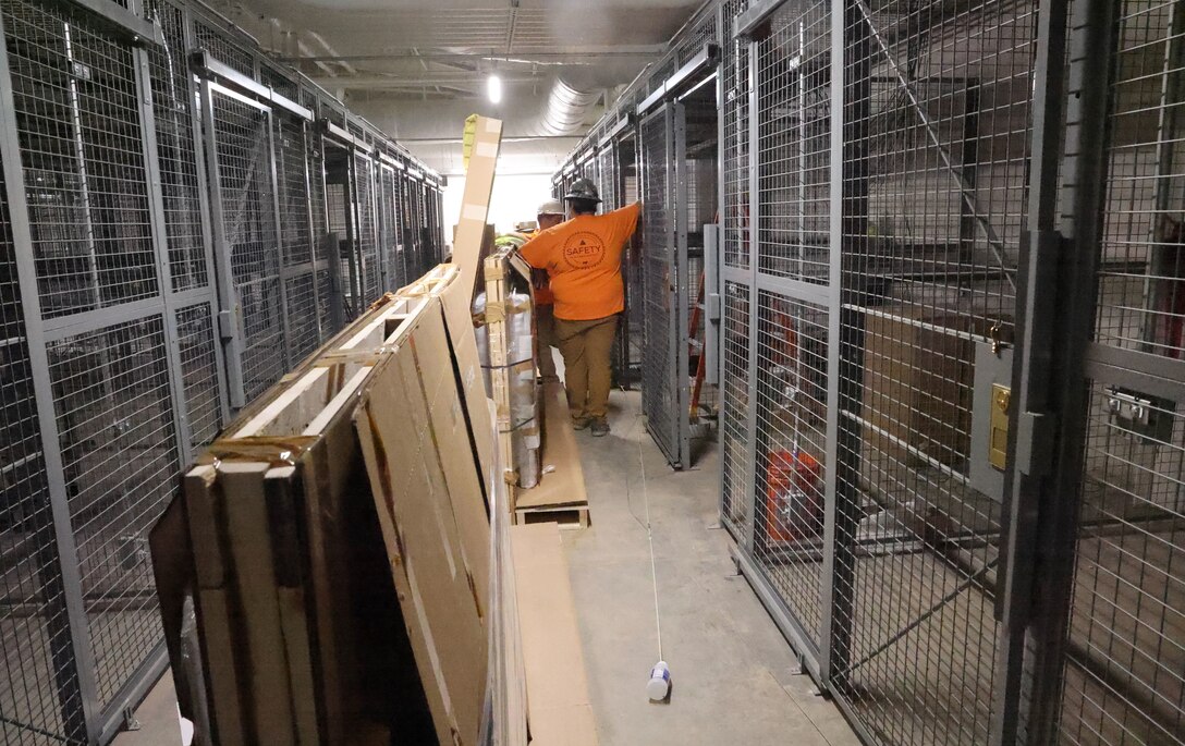 Picture of the inside of a building under construction.