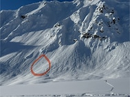 Alaska Army National Guard Soldiers with G Co., 2-211th General Support Aviation Battalion rescued an injured skier, Mar. 27, in the Tordrillo Mountains at the base of Mount Torbert, 10 miles north of Mount Spurr.