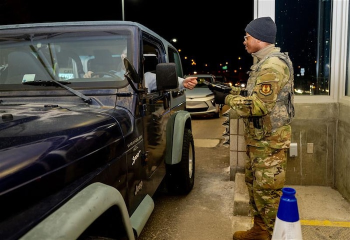 During this training, participants from across the base are assigned to the 88th Security Forces Squadron and remain in a "reserve" status for one year in case a security forces augmentation force is activated. (U.S. Air Force photo by Jack Gardner)