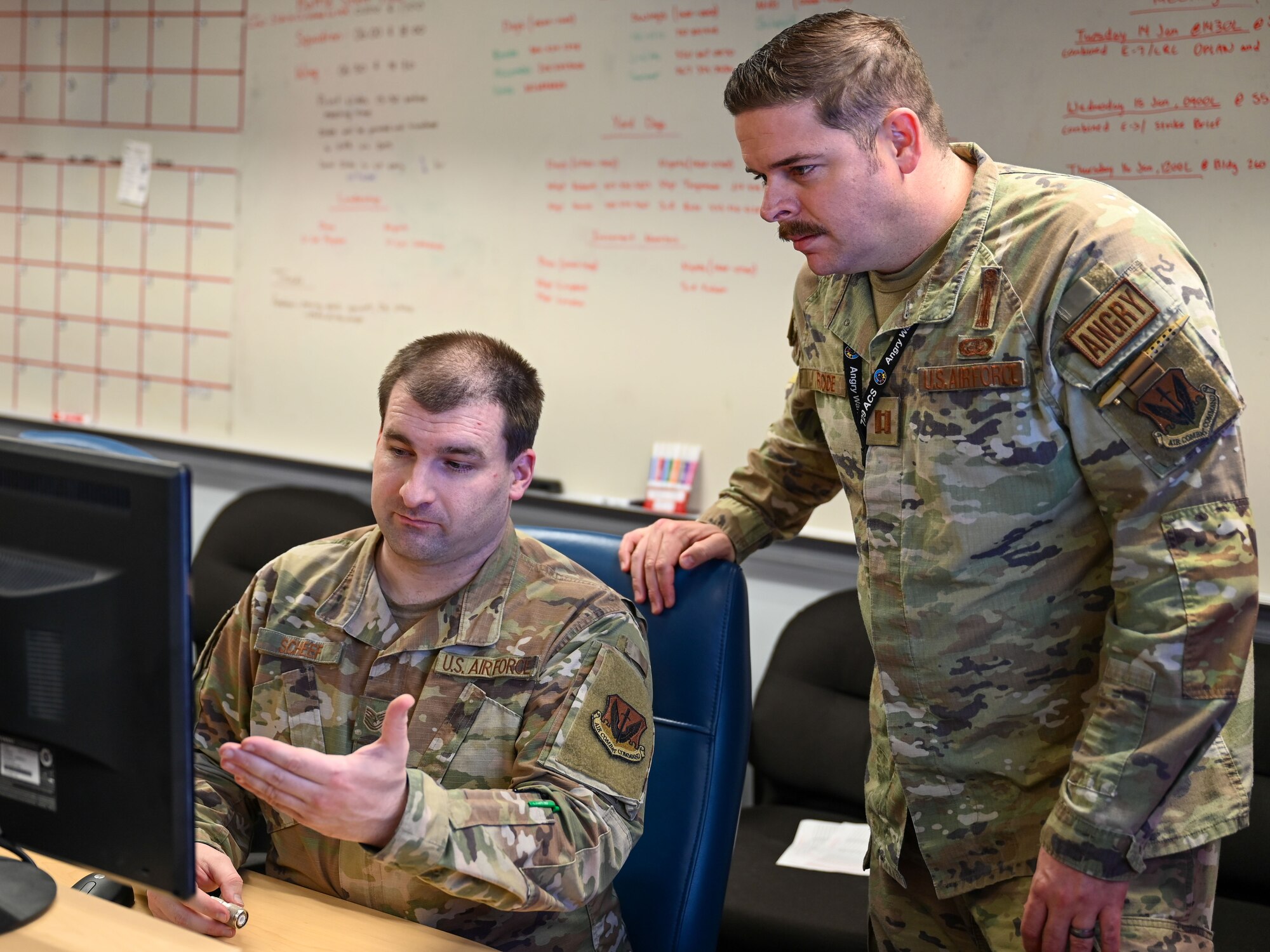 Airmen with the 729th Air Control Squadron prepare for an upcoming exercise at Hill Air Force Base, Utah. The unit is deploying in support of Red Flag 25-1 at Nellis Air Force Base, Nevada.
(U.S. Air Force photo by Garrett Cole)