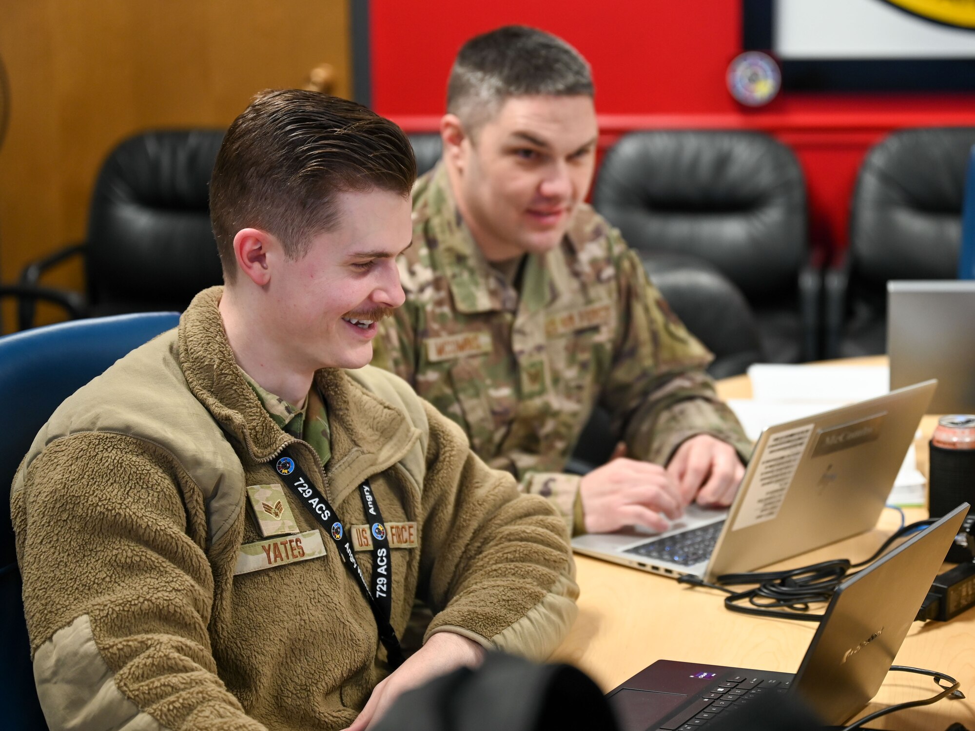 Airmen with the 729th Air Control Squadron prepare for an upcoming exercise at Hill Air Force Base, Utah. The unit is deploying in support of Red Flag 25-1 at Nellis Air Force Base, Nevada.
(U.S. Air Force photo by Garrett Cole)