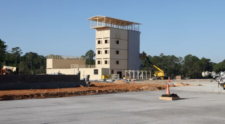 Picture of a newly constructed building.