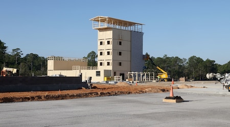 Picture of a newly constructed building.