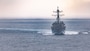 The Arleigh Burke-class guided-missile destroyer USS Winston S. Churchill (DDG 81), transits the Atlantic Ocean with the world's largest aircraft carrier, USS Gerald R. Ford (CVN 78), March 31, 2025.