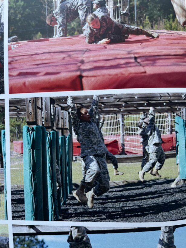 Picture of pictures of a U.S. Army Soldier attending Basic Training
