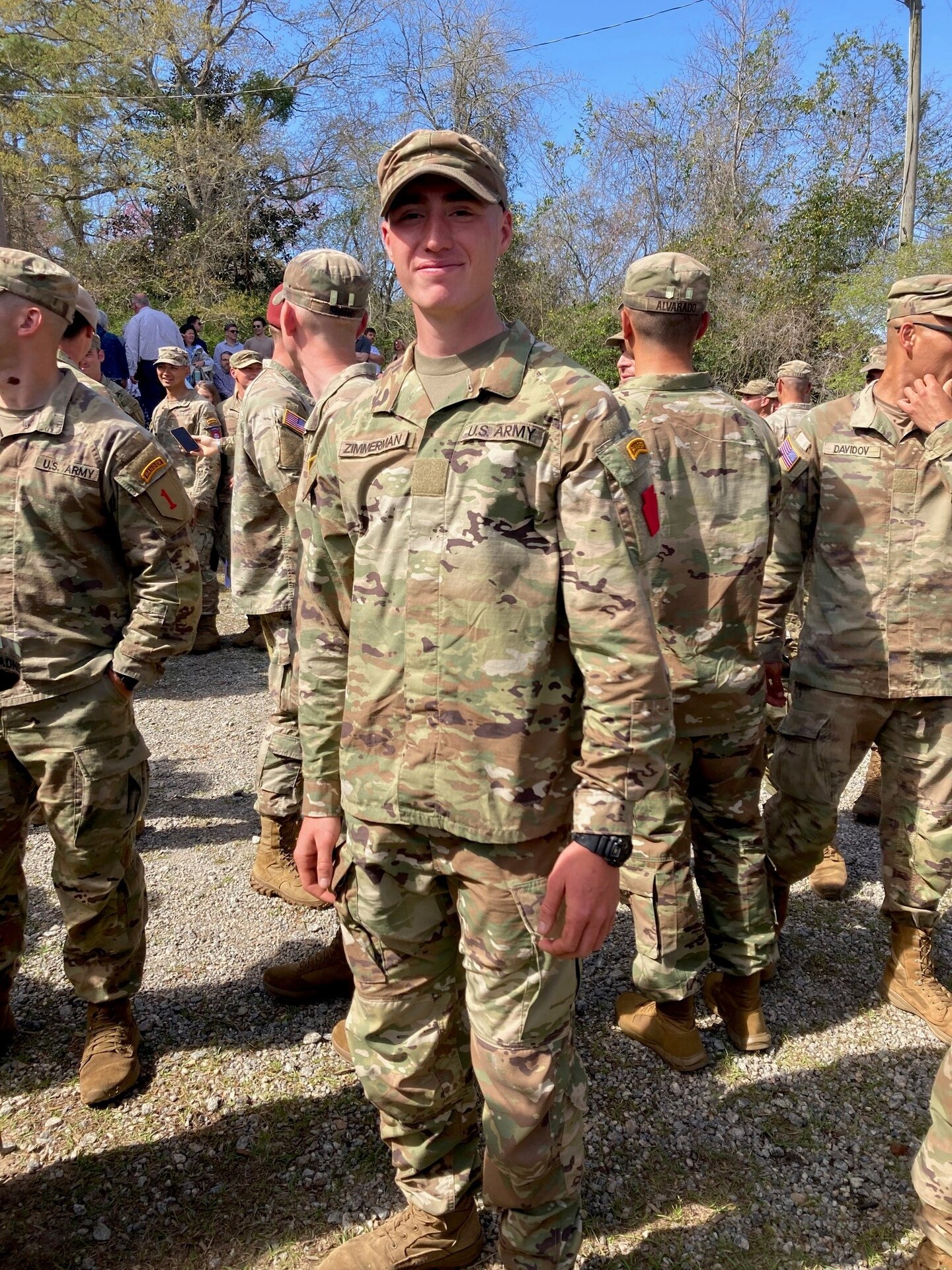 U.S. Army Spc. Ian Zimmerman, an infantryman with 1st Battalion, 110th Infantry Regiment, 2nd Infantry Brigade Combat Team, 28th Infantry Division, Pennsylvania National Guard, graduated from the United States Army’s Ranger School March 28, 2025, in Fort Benning, Georgia. (Courtesy photo)