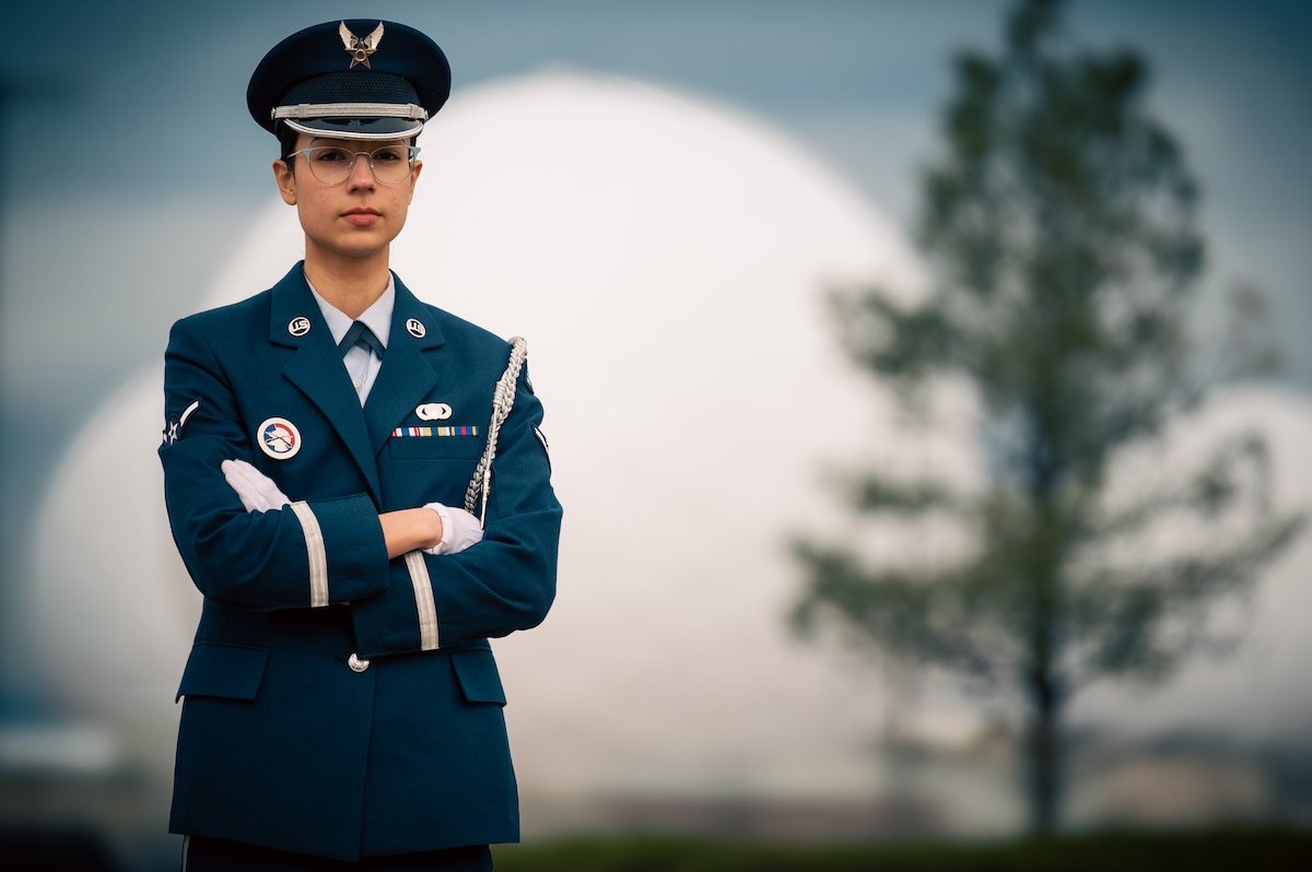 a servicemember posing for a photo