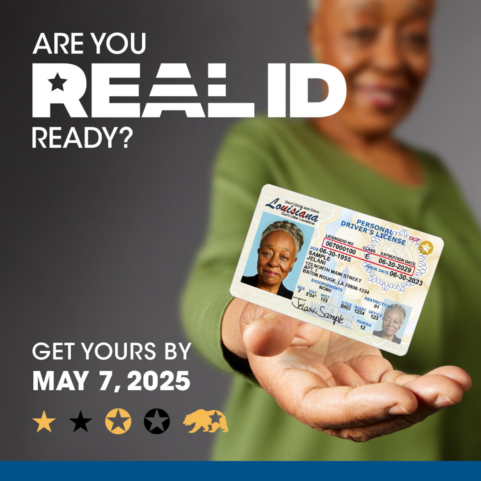 A graphic created by the U.S. Department of Homeland Security for their Real ID public awareness campaign, as part of their integrated efforts to improve the security of the country. Achieving REAL ID readiness is a collective effort between federal, state and local governments, as well as industry partners. (Graphic Courtesy of U.S. Department of Homeland Security)