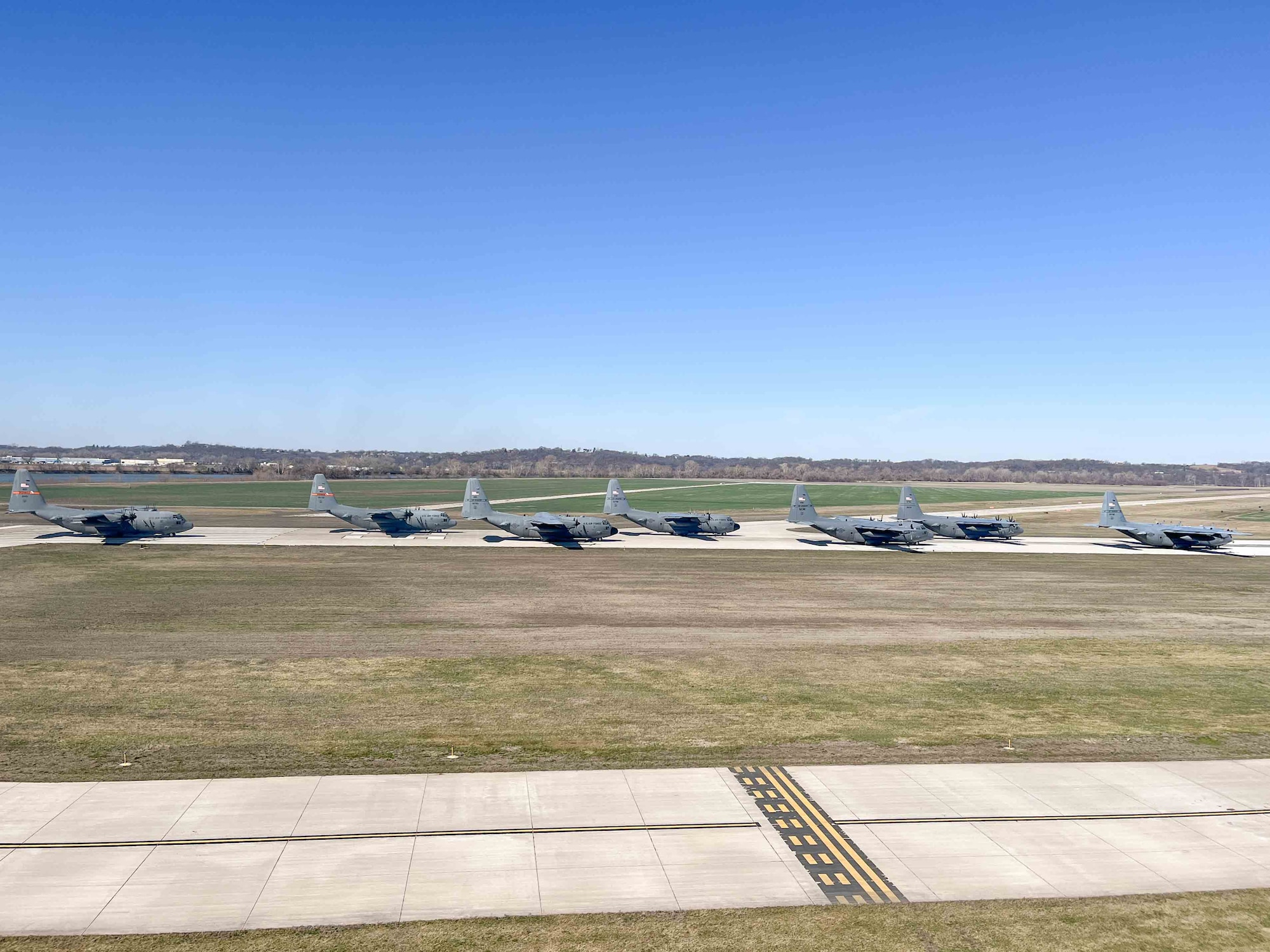 7 aircraft take off