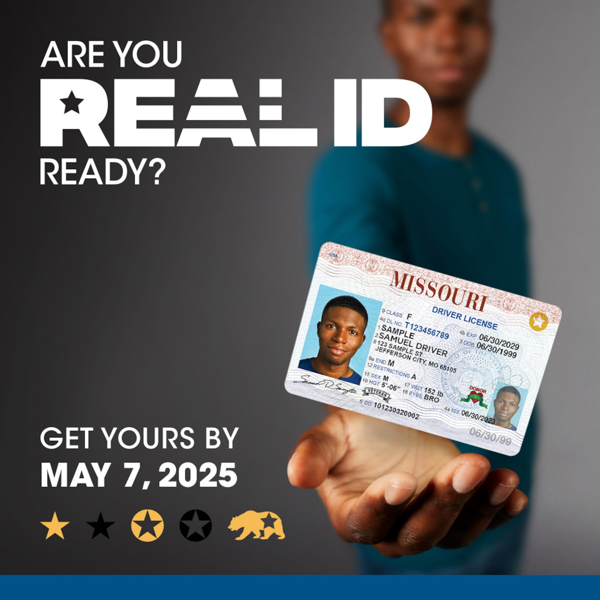 A graphic created by the U.S. Department of Homeland Security for their Real ID public awareness campaign, as part of their integrated efforts to improve the security of the country. Achieving REAL ID readiness is a collective effort between federal, state and local governments, as well as industry partners. (Graphic Courtesy of U.S. Department of Homeland Security)