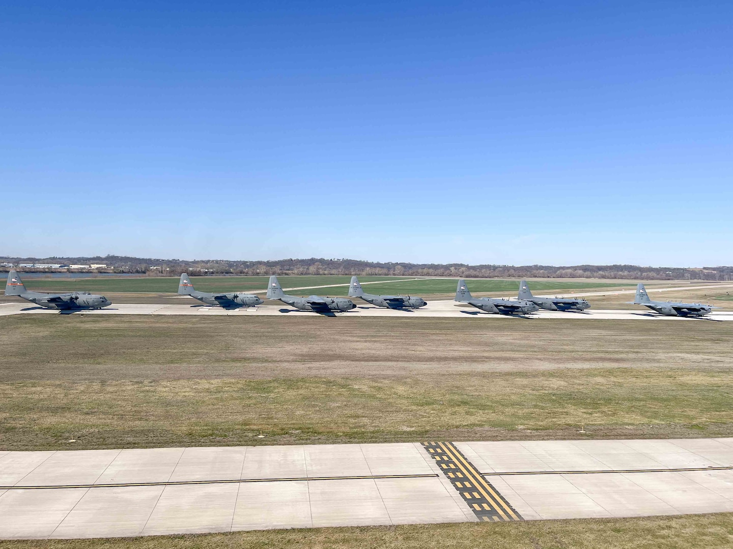 7 aircraft take off
