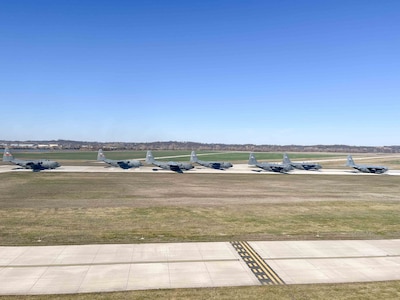 7 aircraft take off