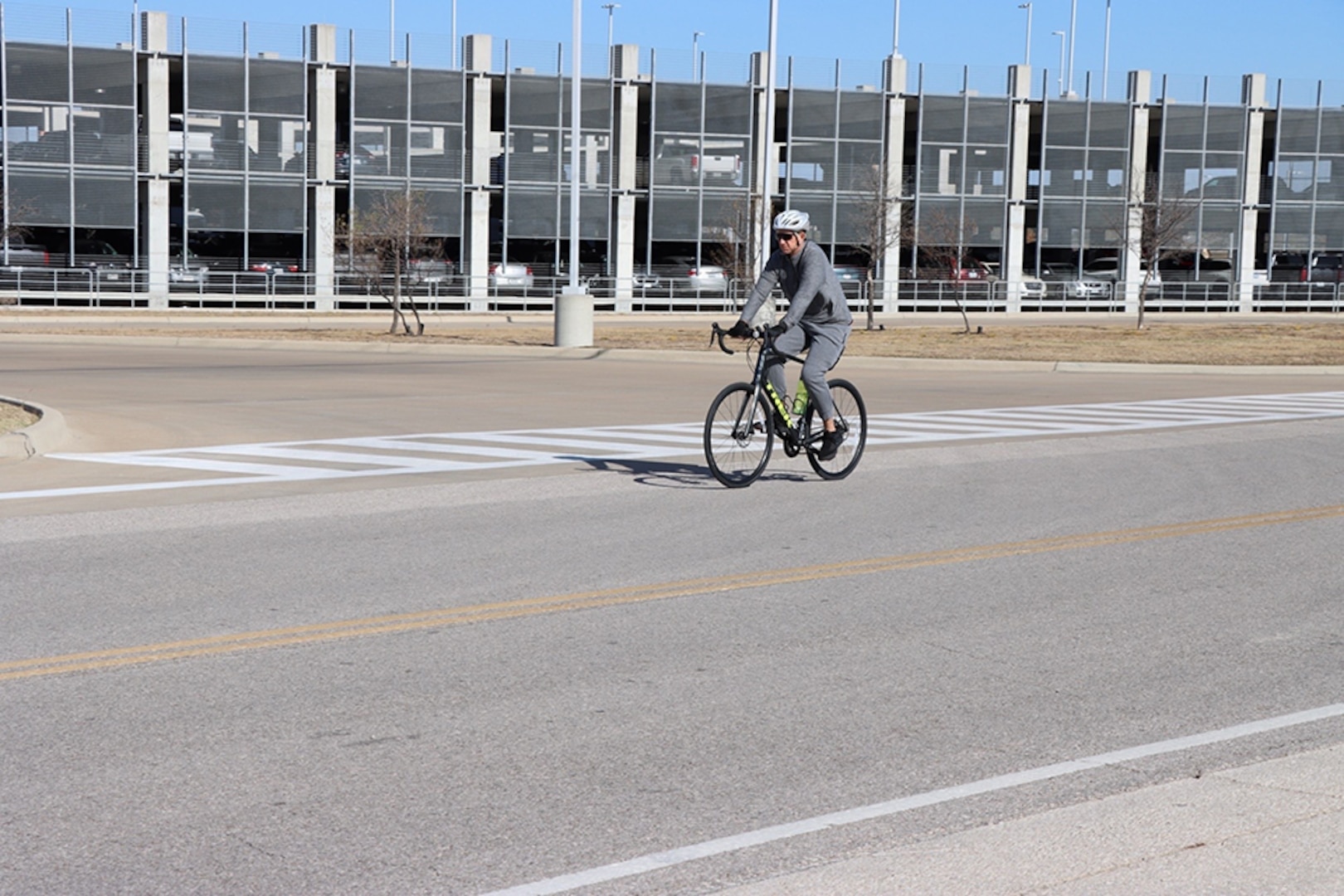 Lt. Col John Hutka in cycling practice at the Fort Cavazos SRU.