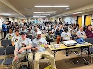 Soldier Athletes competing to be on Team Army attend the opening session with ARCP Leadership at Fort Bliss Texas, Wednesday April 3rd.