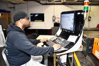 Norfolk Naval Shipyard’s Pipefitter Shop (Shop 56) Pipefitter Anthony Mimms runs the gasket shop in Shop 56. Until recently, Mimms was the only one who made gaskets for all of the other shops, projects and NNSY’s remote locations. “Recently the Machinist Shop (Shop 31) gained the capability to make their own gaskets, but before that, I was the only one who made gaskets around here,” said Mimms. “I would make thousands of gaskets each year. Making gaskets entails a lot of math, but I’m okay with that because I am someone who loves to work with math.”