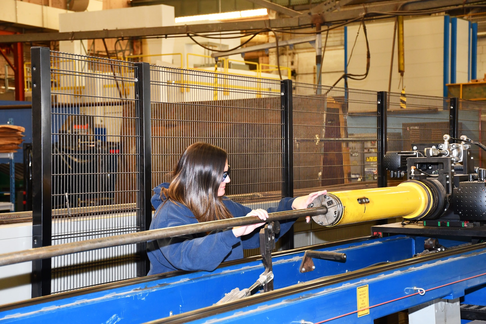 Norfolk Naval Shipyard’s Pipefitter Shop (Shop 56) Pipefitter Tammy Davenport worked in a law office before joining the apprentice program six years ago. “I know that seems like a drastic change in careers, but when you’re raised with four brothers and helped your father in the garage, I knew I wanted a job that required hands-on and not sitting at a desk all day. Here I am, still loving every minute of it.”