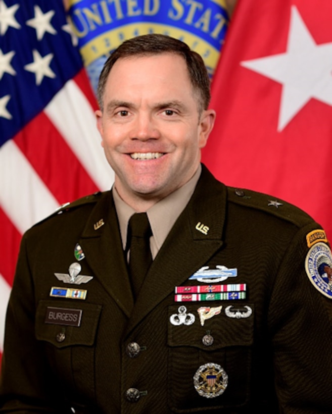 Official portrait of an uniformed Army Officer