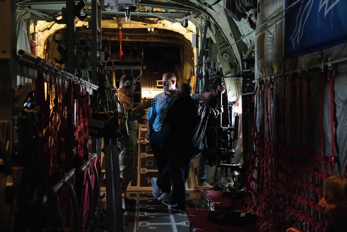 Local employers on the WC-130J Super Hercules aircraft.