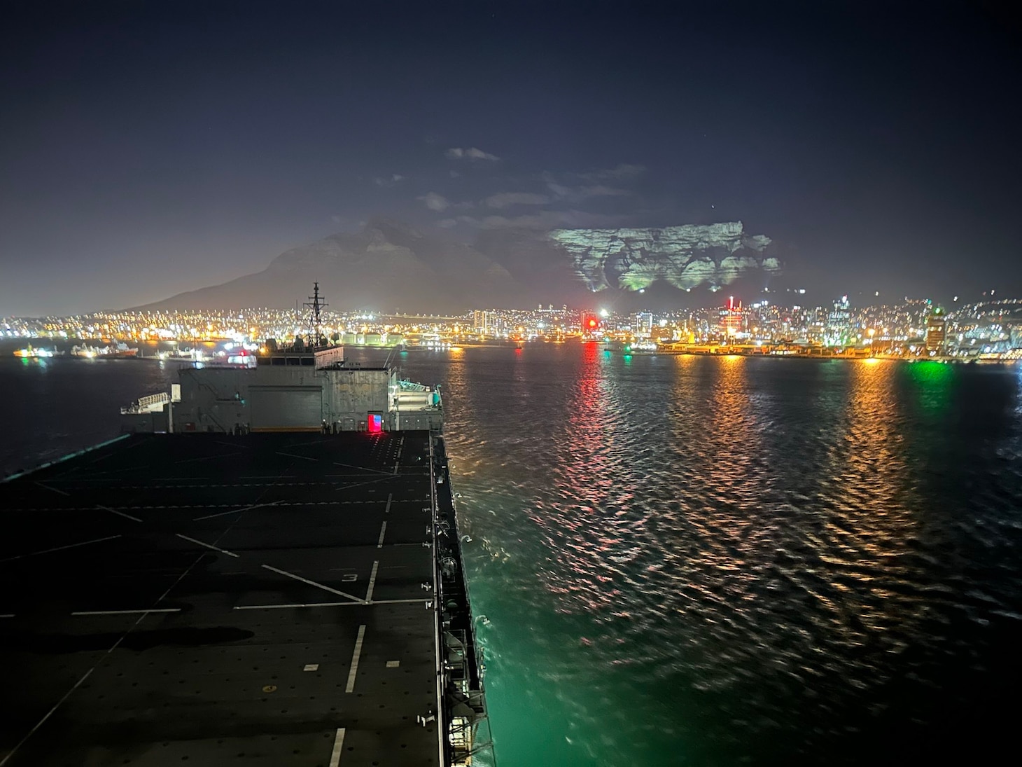USS Lewis B Puller conducts routine port visit to Cape Town, South Africa