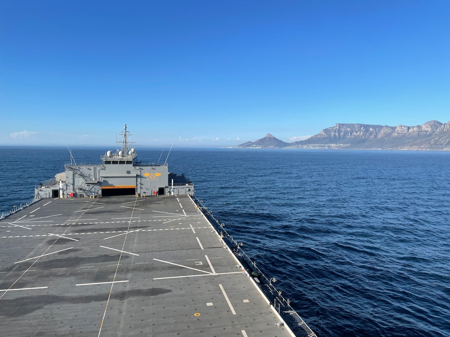 USS Lewis B Puller conducts routine port visit to Cape Town, South Africa