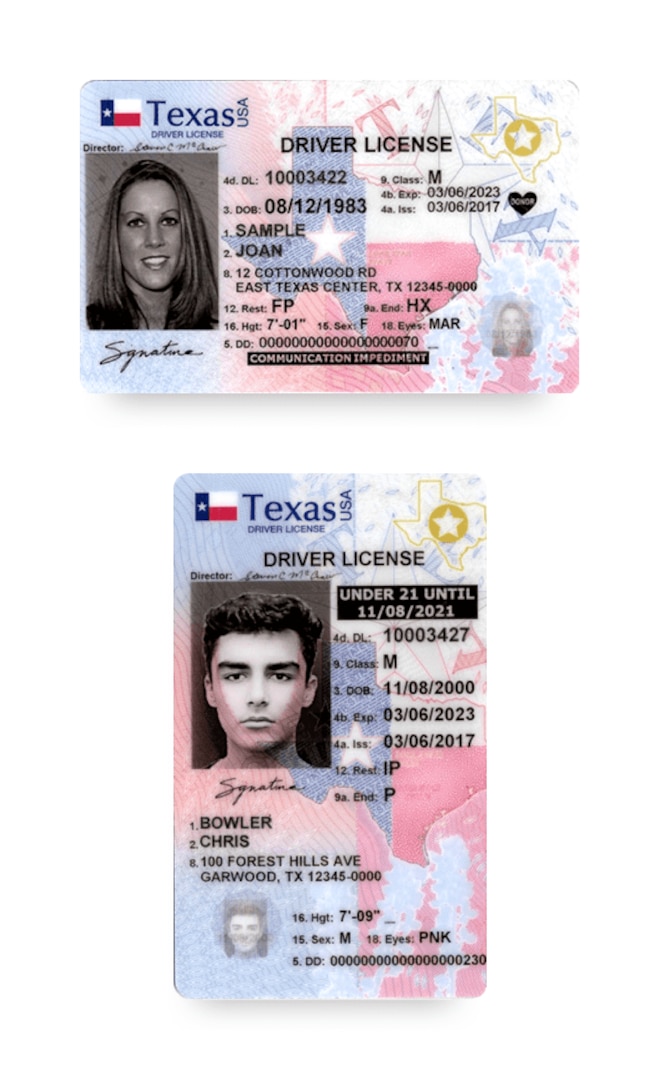 REAL ID-compliant licenses and IDs