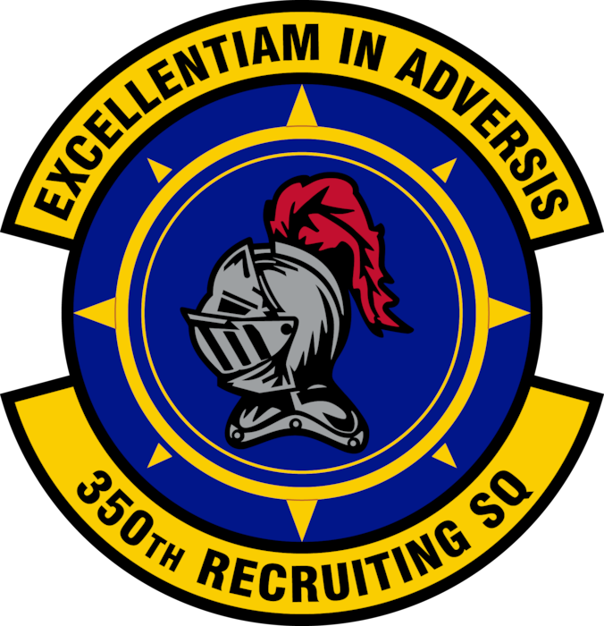 350th Recruiting Squadron emblem