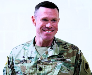 Illinois Army National Guard Lt. Col. Christopher Jenkins of Bloomington served as the Master of Ceremonies for the Joint Force Medical Detachment Change of Command Ceremony.