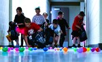 The Illinois National Guard's Easter Egg Hunt for Military Families at Mount Vernon Armory was a huge success despite the rain on March 29.