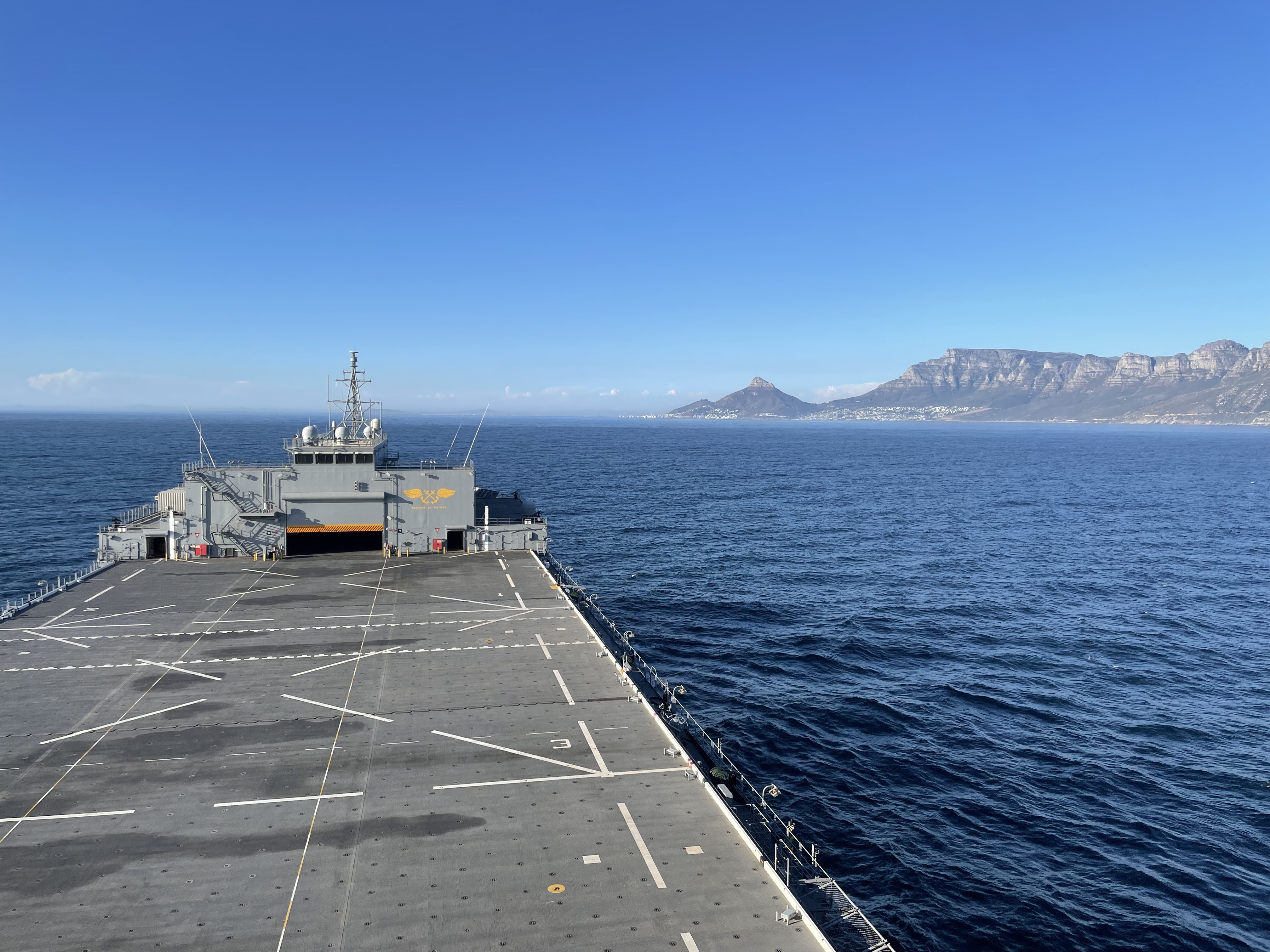USS Lewis B Puller conducts routine port visit to Cape Town, South Africa