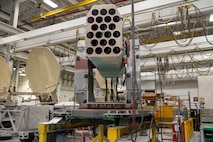 Photo of RAM Launcher being worked on at Tobyhanna