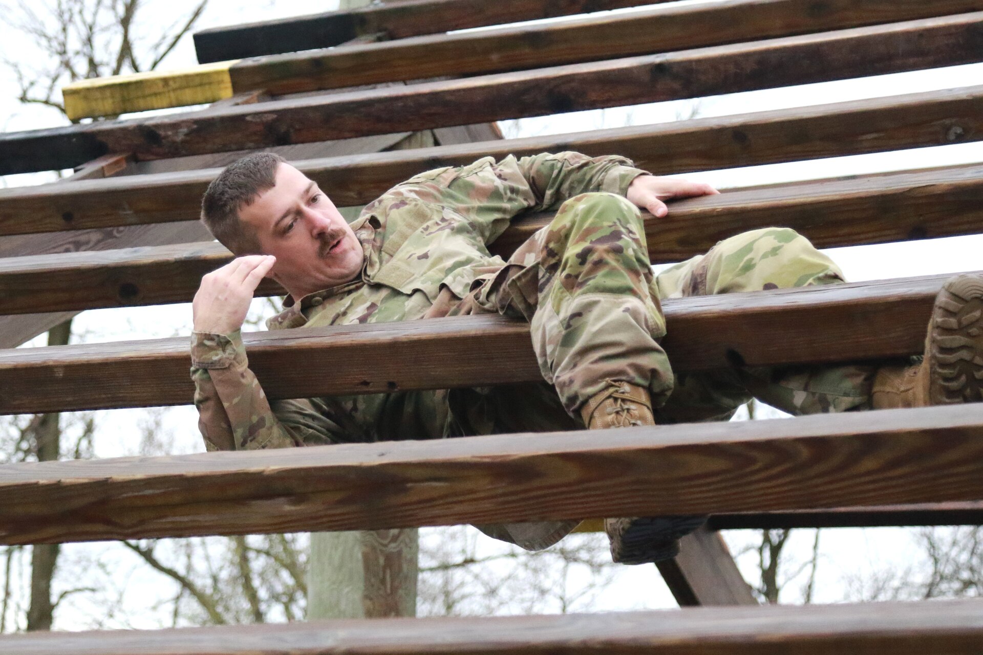 U.S. Army and Lithuanian service members competed in the Pennsylvania Army National Guard’s state-level best warrior competition at Fort Indiantown Gap, Pa. April 3–6, 2025. (U.S. Army National Guard photo by Sgt. 1st Class Shane Smith)
