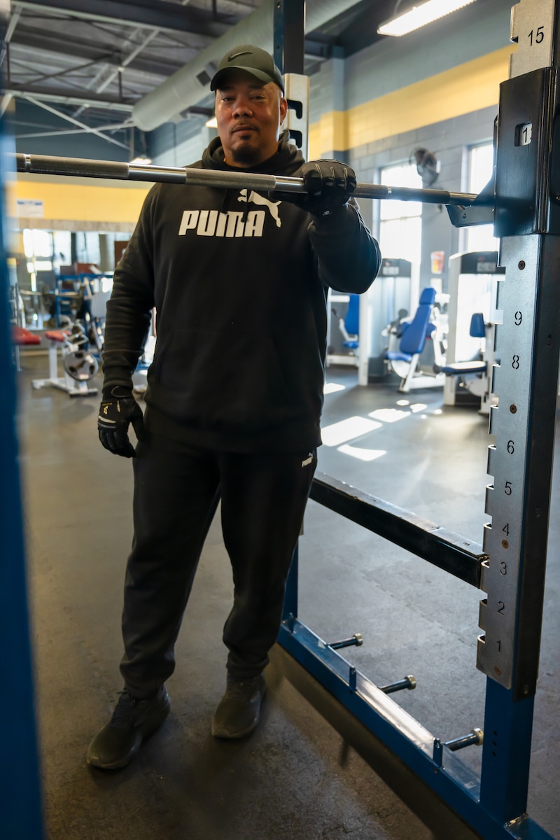 Terrence Oglesby, 169th Force Support Squadron fitness trainer