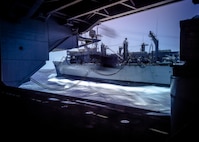 The world's largest aircraft carrier, USS Gerald R. Ford (CVN 78), conducts a replenishment-at-sea (RAS) with the fast combat support ship USNS Supply (T-AOE-6) in the Atlantic Ocean, April 4, 2025.