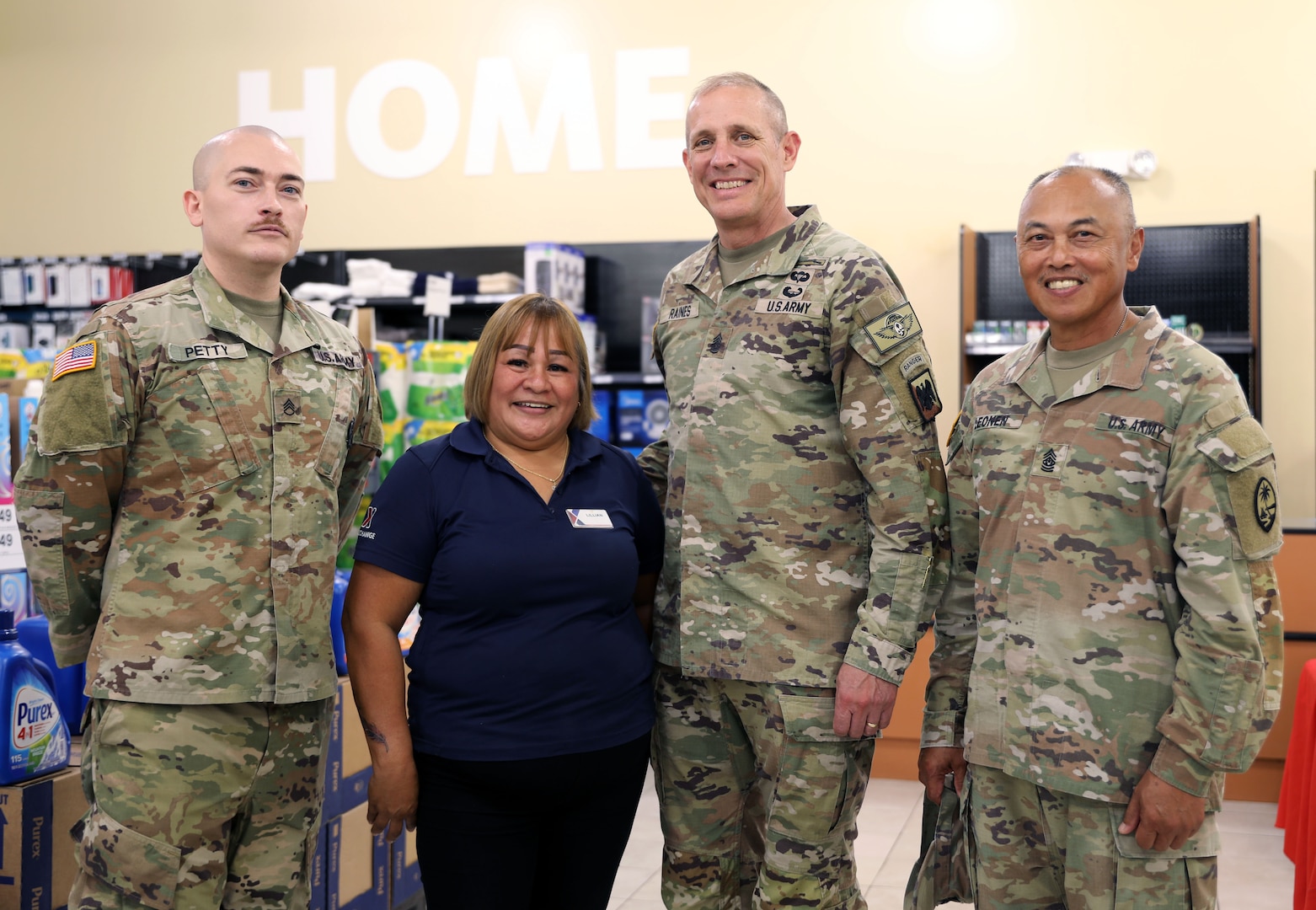 Senior Enlisted Advisor John Raines, SEA to the chief of the National Guard Bureau and Command Sgt. Maj. Celso Leonen, Guam National Guard’s command senior enlisted leader, visited Saipan to gain a firsthand look at how Guard members serve their nation and collaborate with joint partners to fulfill mission requirements.