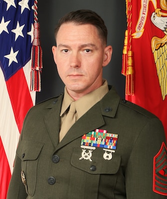 Portrait of Sergeant Major Levi A. Gates