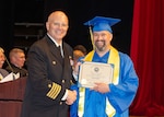 Norfolk Naval Shipyard (NNSY) Shop 41 Boilermaker Brent Davis graduated from the Apprenticeship Program Nov. 7, 2024. He was recognized as the Code 930 Mechanical Group Outstanding Apprentice by the NNSY Chapter of the National Association of Superintendents (NAS).