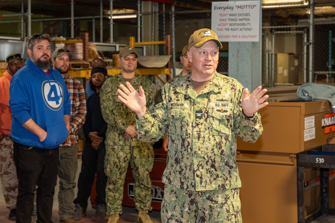 Norfolk Naval Shipyard hosted a recognition ceremony Mar. 5 at Naval Station Norfolk to celebrate the individuals who responded to the call to action in assisting in the emergent repairs of USS Harry S. Truman (CVN 75) following a collision with a merchant vessel. The individuals were presented with a special act award for their contributions.