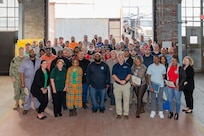 HST Combined Repair Team: Repairs led by Forward Deployed Regional Maintenance Center (FDRMC) with exceptional coordination and support from Norfolk Naval Shipyard, Ship's Force, and industry partner Theodoropoulos Group. (Photo Courtesy of FDRMC)