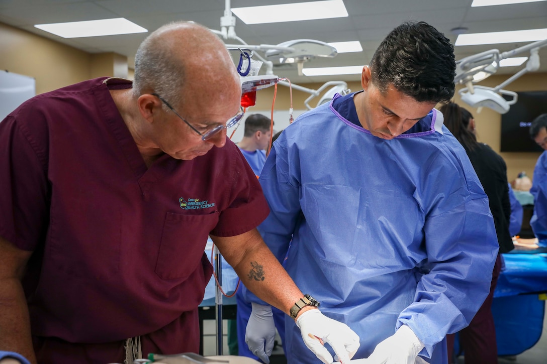 Army Reserve physicians attend Critical Care Skills Procedure Anatomy Program