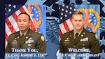 Two Army officers in uniform