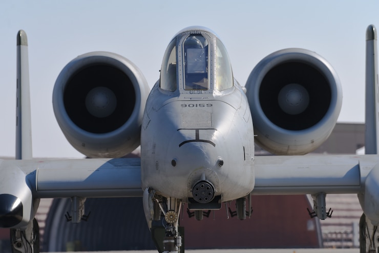 An A-10 Thunderbolt II from the 25th Fighter Squadron, Osan Air Base, maneuvers during routine training over the Pilsung Range in Gangwan Province, Republic of Korea, Nov. 24, 2020. The A-10, or “Warthog” is the U.S. Air Force’s primary low-altitude close air support aircraft and is armed with a 30mm GAU-8/A seven-barrel Gatling gun and may be armed with up to 16,000 pounds of ordnance. (U.S. Air Force photo by Senior Airman Greg Nash)