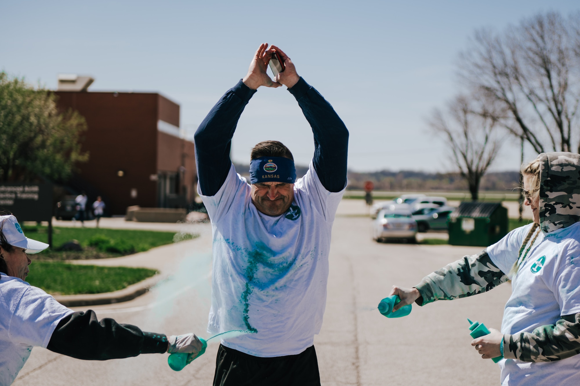 airmen running