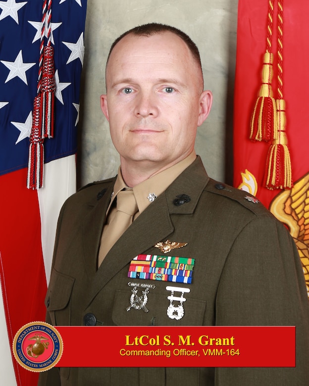 VMM-164 CO LtCol Grant