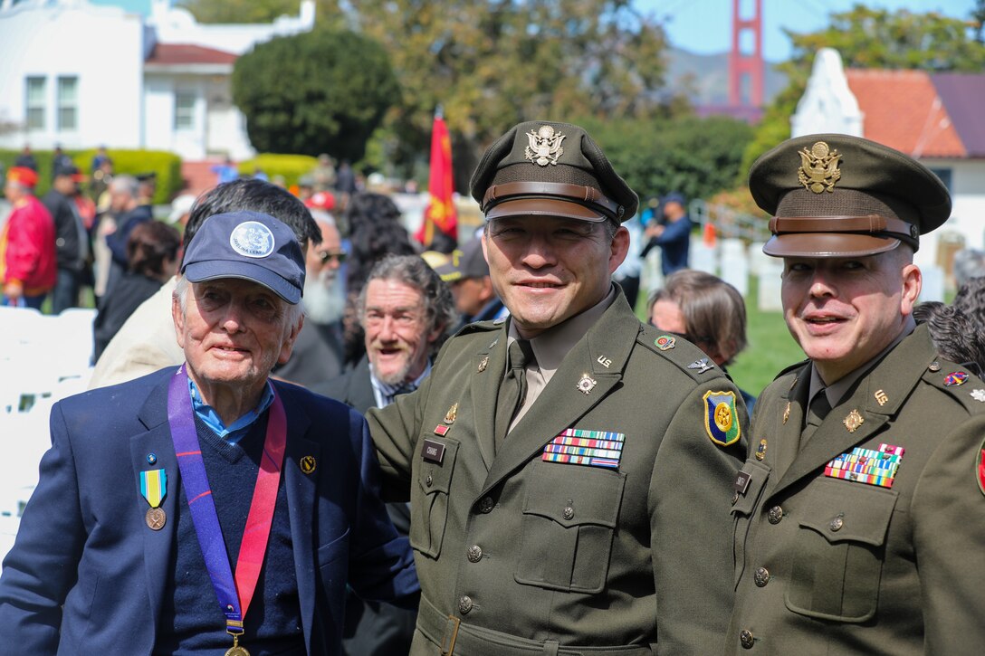 Bataan Death March commemorative event in San Francisco, April 5, 2025.