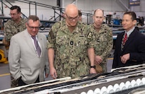 Undersea Warfighting Development Center leadership visits NUWC Division Newport