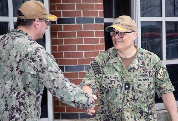 Undersea Warfighting Development Center leadership visits NUWC Division Newport